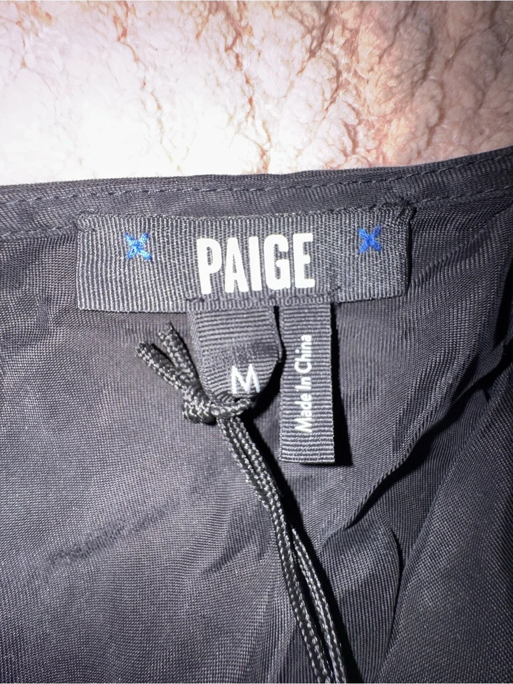 PAIGE Zahra Lightweight One Shoulder Jumpsuit Black Size M NWT
